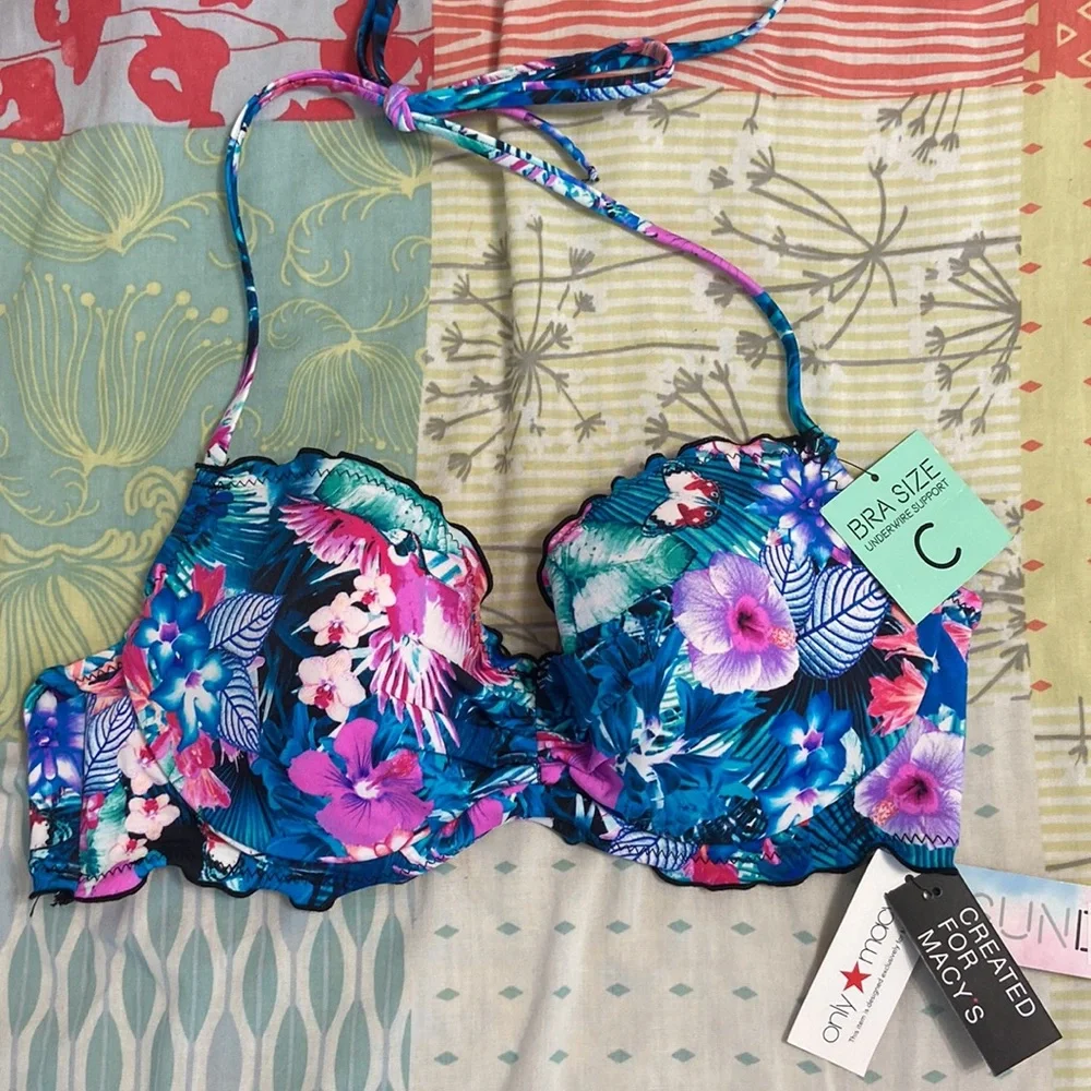 Brand New With Tags Bikini Set from Macy’s Sundazed Collection - Picture 2 of 8